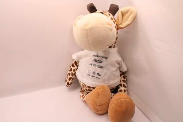 Pluche giraffe - Afbeelding 4