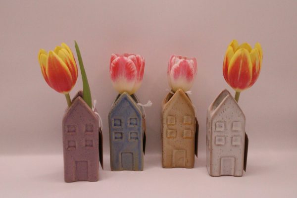 Bloemenvaasje-huisje