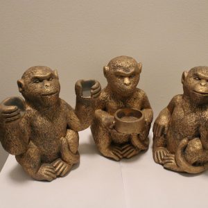 Kandelaar aap goud