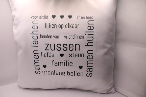 Sublimatie kussenhoes-voor bedrukking met naam, foto of eigen ontwerp