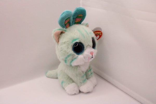 Ty Beanie Boo Spring Gumdrop Cat Teal 15 cm - Afbeelding 3
