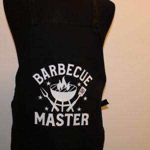 Gepersonaliseerd katoenen keukenschort-100% katoen en verkrijgbaar in meerdere kleuren-BBQ-kok-bakker
